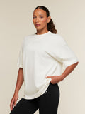 Gymshark Appliqué T-Shirt — Soft White/Wash — 3