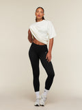 Gymshark Appliqué T-Shirt — Soft White/Wash — 4