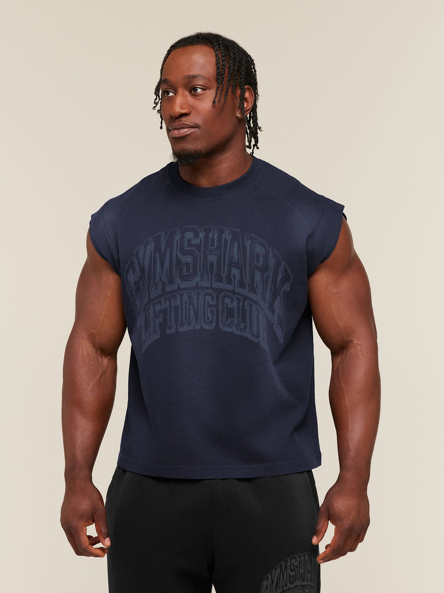 Gymshark GSLC Cut off tank — Heavy Blue/Wash — 1