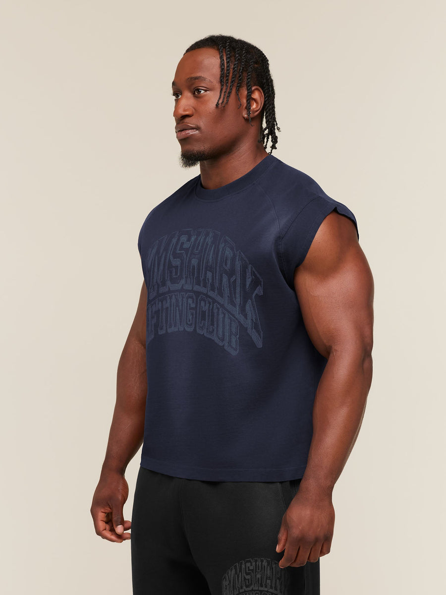 Gymshark GSLC Cut off tank — Heavy Blue/Wash — 3