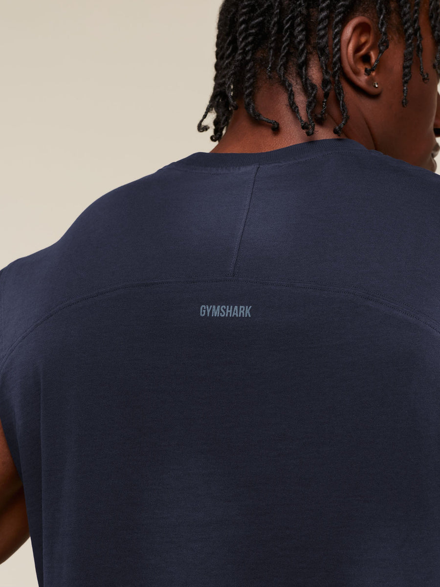 Gymshark GSLC Cut off tank — Heavy Blue/Wash — 4