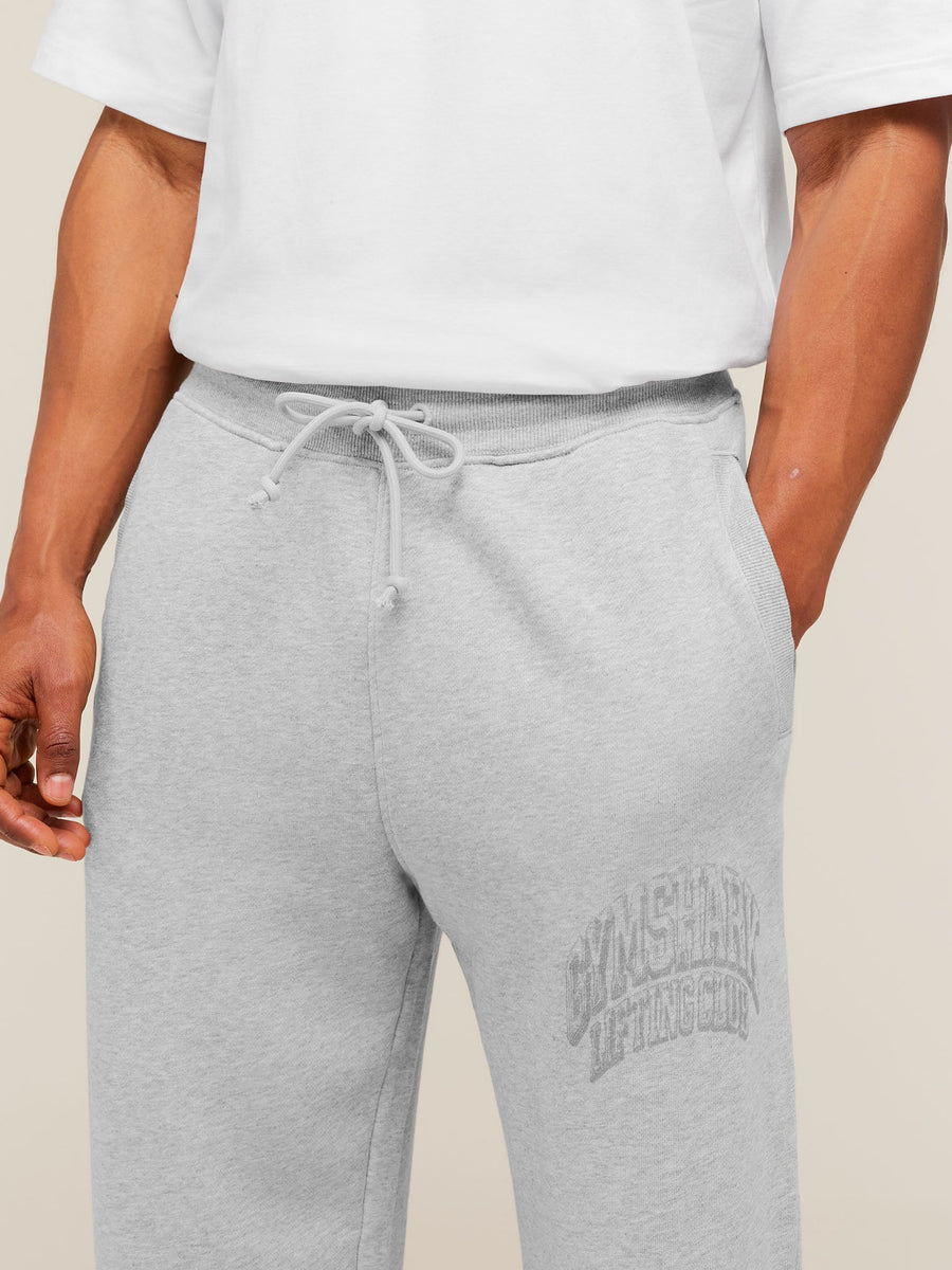 Gymshark GSLC Straight Leg Pants — Soft Grey Marl — 5