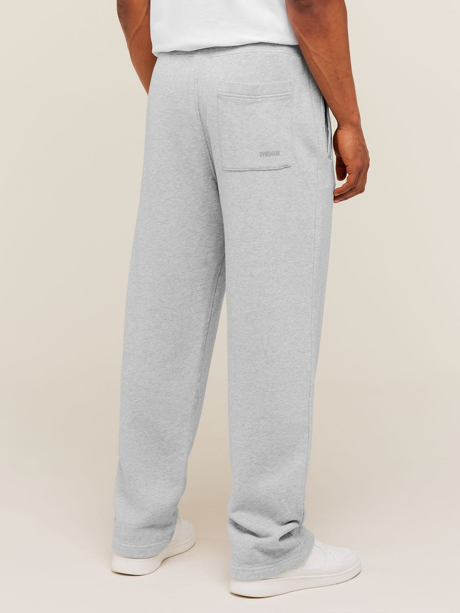 Gymshark GSLC Straight Leg Pants — Soft Grey Marl — 2