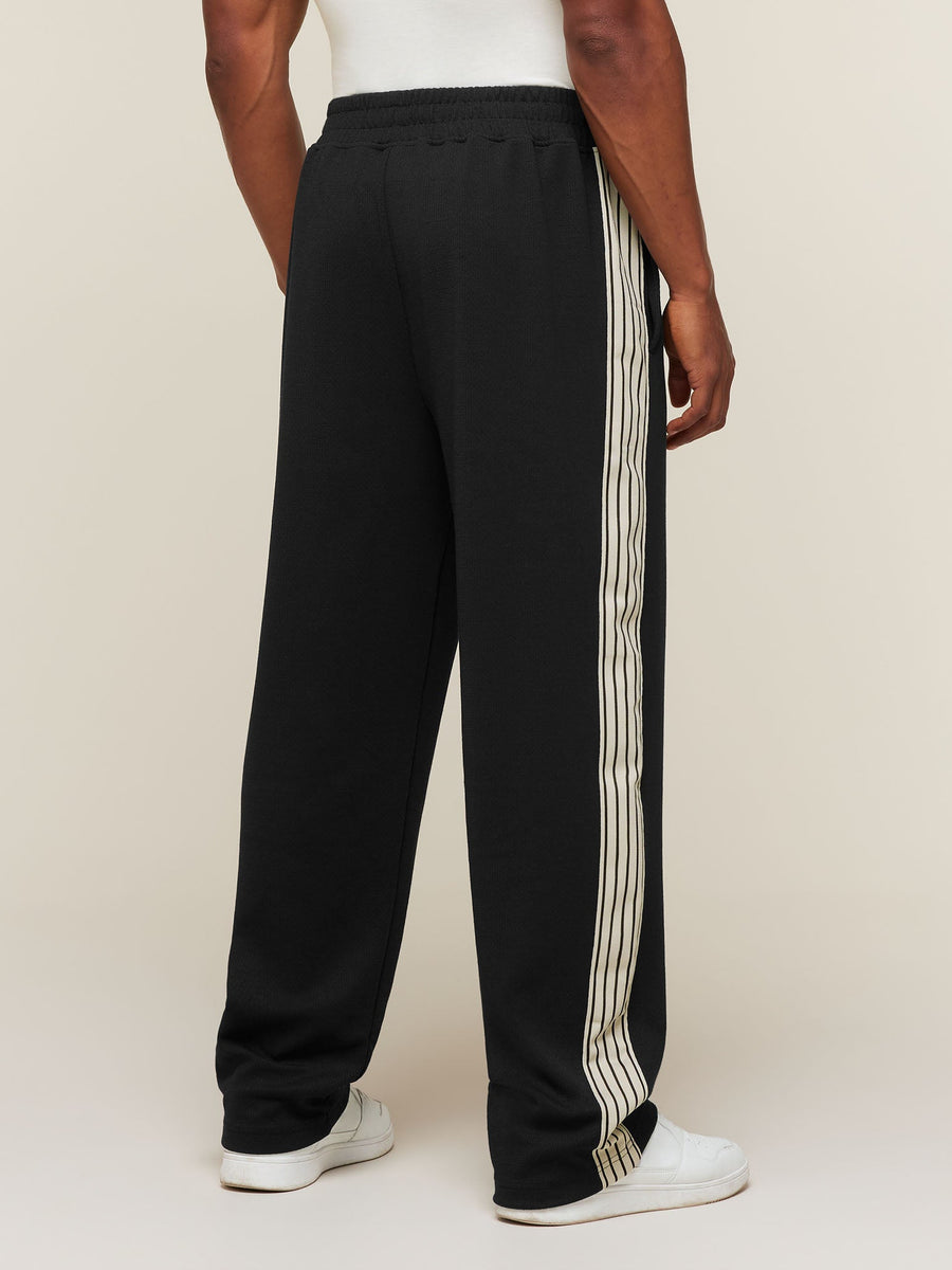 Gymshark GSLC Taped Straight Leg Track Pants — Black — 3