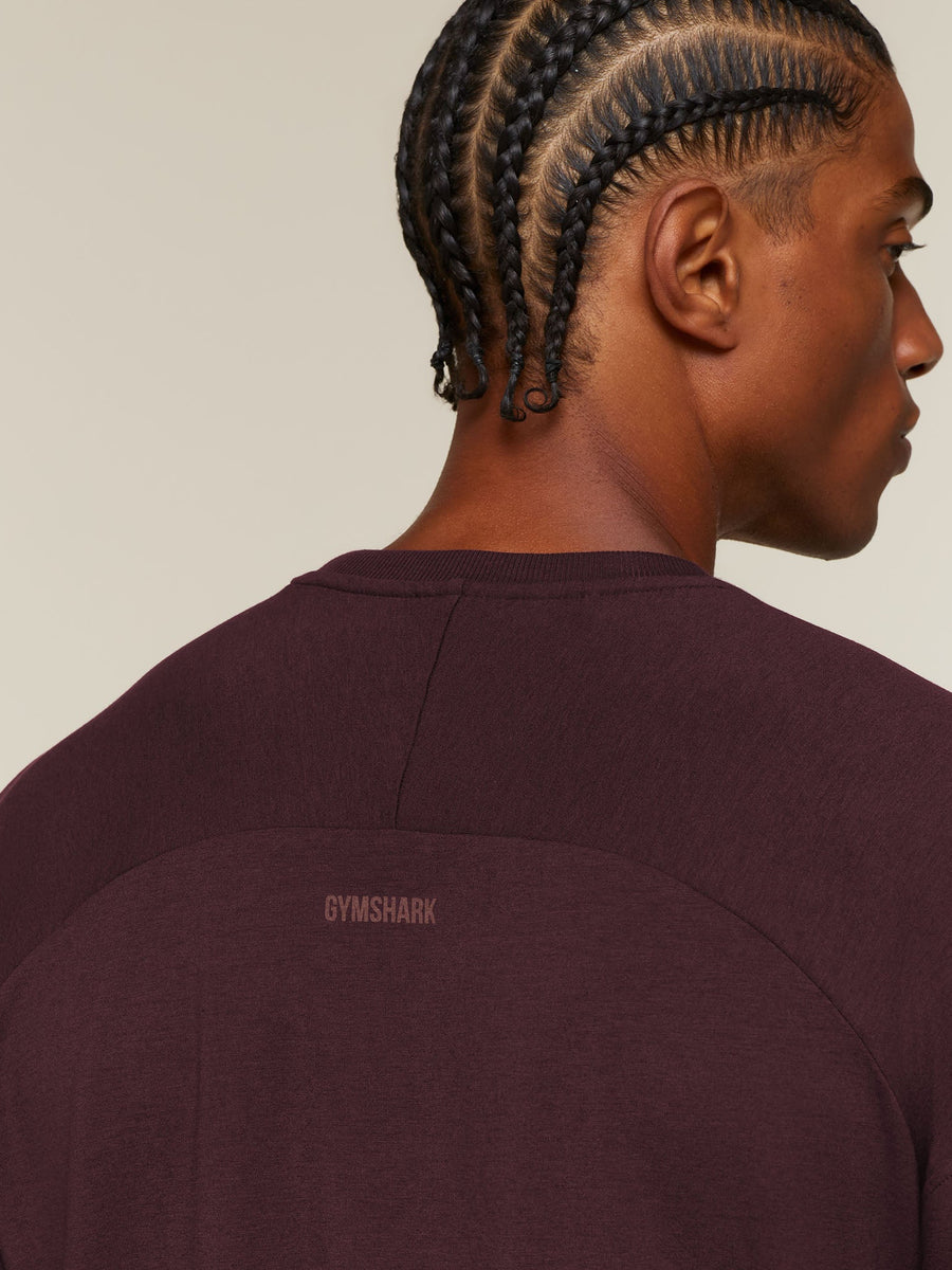 Gymshark GSLC Raglan Long Sleeve T-Shirt — Cherry Purple — 6