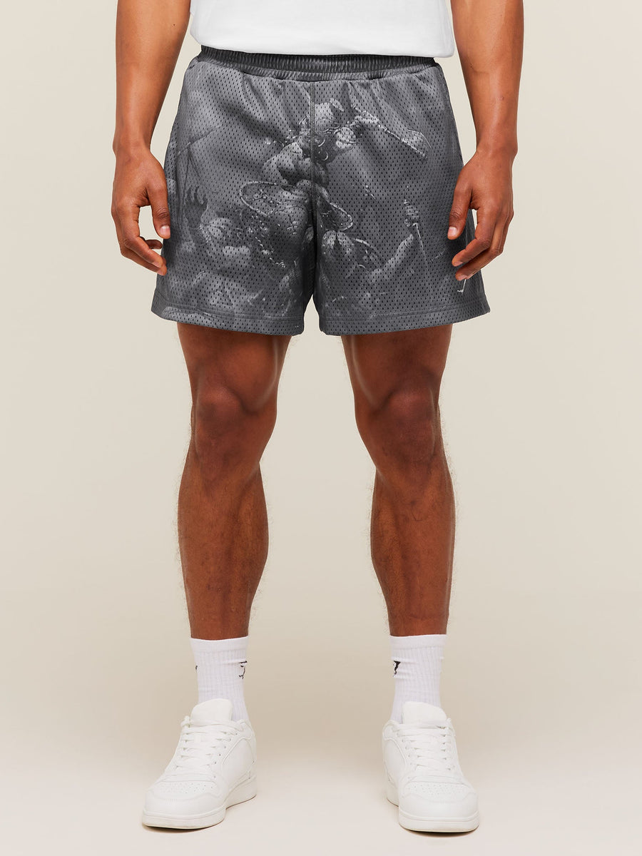 Gymshark x Frazetta Power Shorts — Onyx Grey — 3