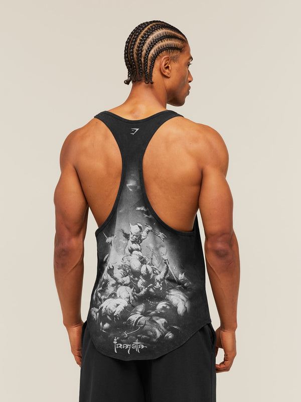 Gymshark x Frazetta Power Stringer — Black