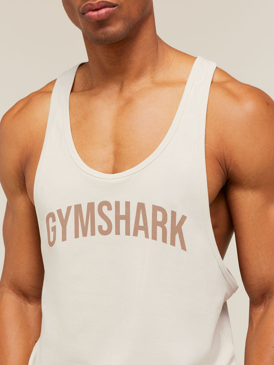 Gymshark x Frazetta Power Stringer — Tinted White — 5