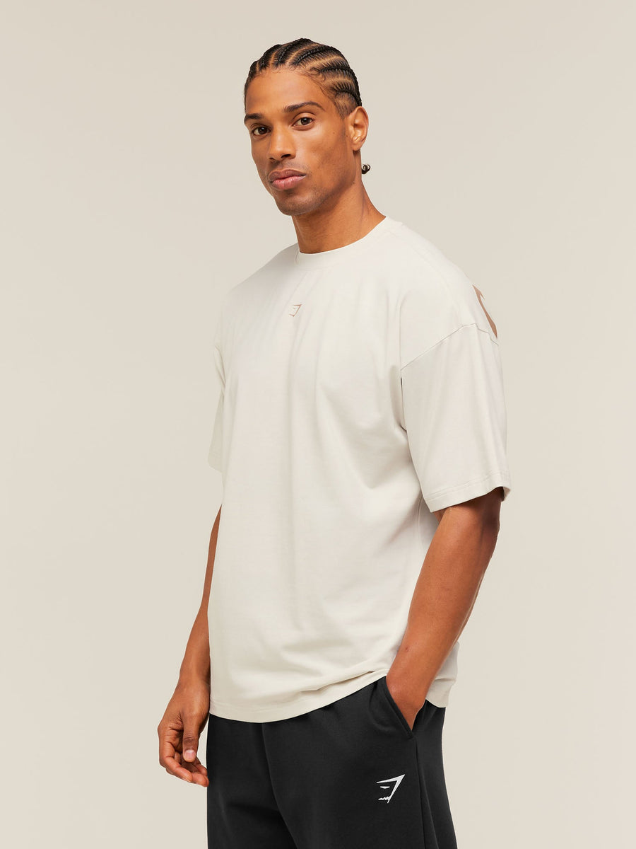 Gymshark x Frazetta Power T-Shirt — Tinted White — 3