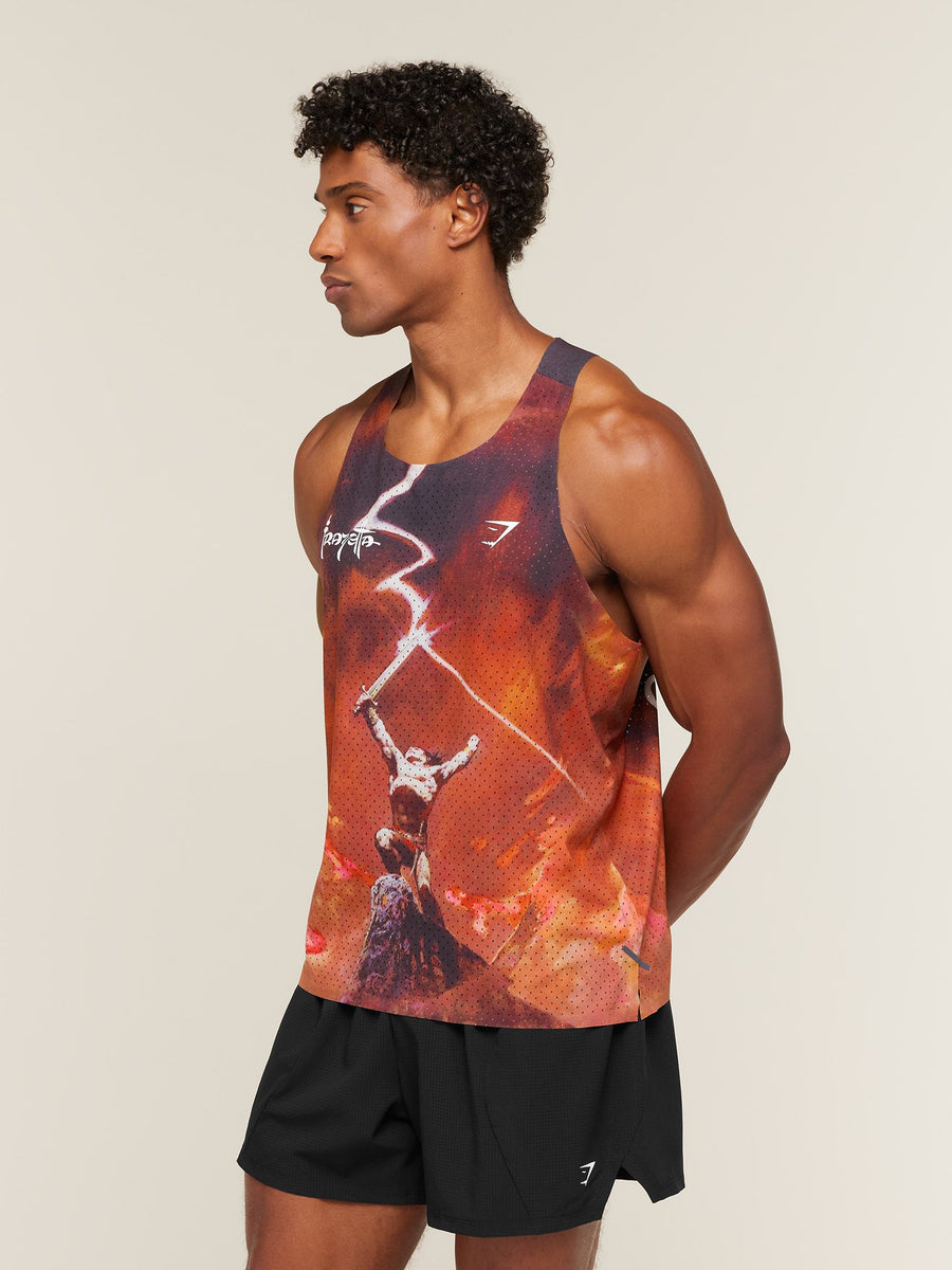 Gymshark x Frazetta x Run Club Tank — Red Rust — 3