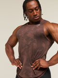 Gymshark Geo Seamless Tank — Espresso Brown/Black — 5