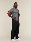 Gymshark Geo Seamless T-Shirt — Dark Grey/Mist Grey — 4