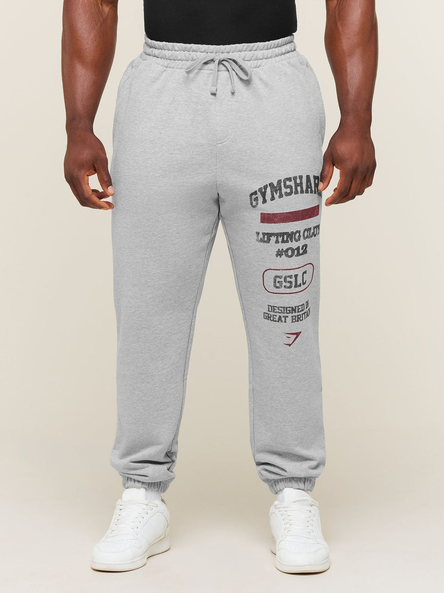 Gymshark Global Lifting Pants — Light Grey Core Marl — 3