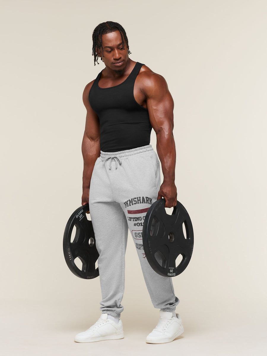 Gymshark Global Lifting Pants — Light Grey Core Marl — 5