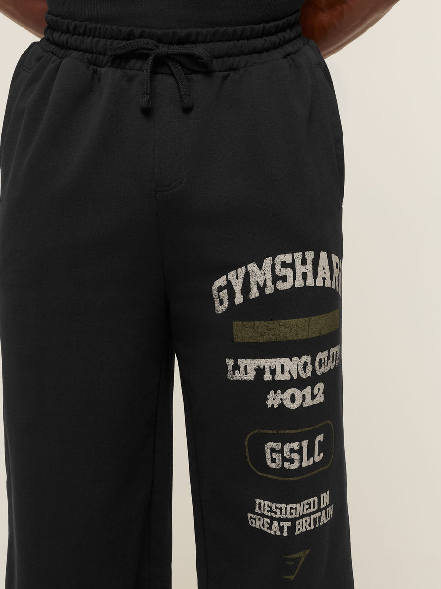 Gymshark Global Lifting Wide Leg Pants — Black — 4
