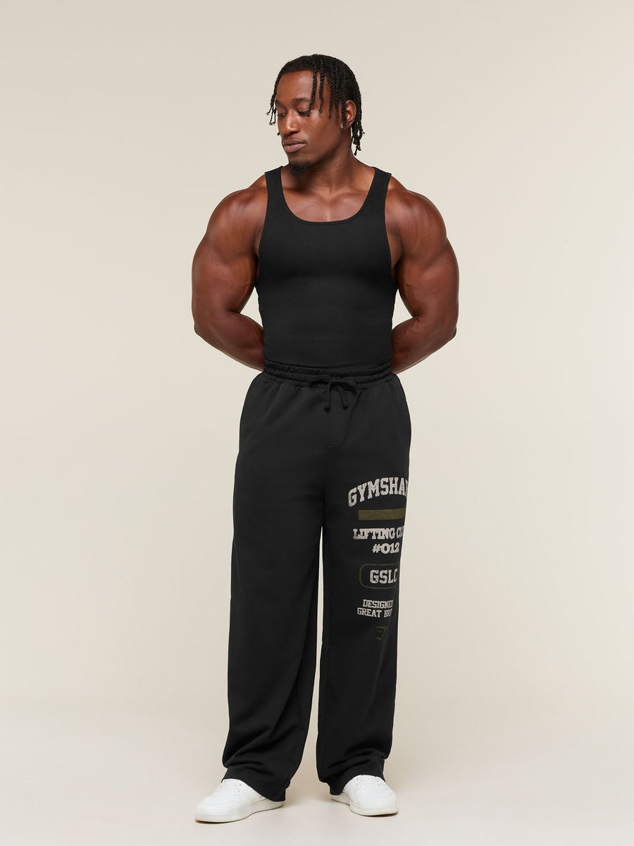 Gymshark Global Lifting Wide Leg Pants — Black — 5