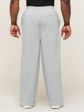 Gymshark Global Lifting Wide Leg Pants — Light Grey Core Marl — 2