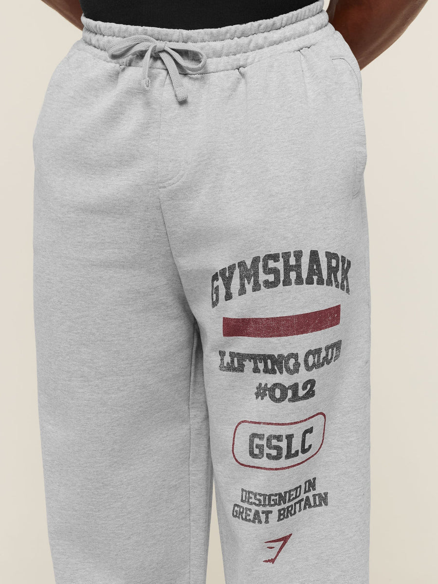 Gymshark Global Lifting Wide Leg Pants — Light Grey Core Marl — 4