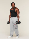 Gymshark Global Lifting Wide Leg Pants — Light Grey Core Marl — 5