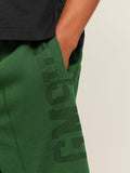 Gymshark Accent Graphic Sweat Shorts — Athletic Green — 5
