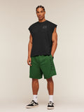 Gymshark Accent Graphic Sweat Shorts — Athletic Green — 4