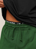 Gymshark Accent Graphic Sweat Shorts — Athletic Green — 6