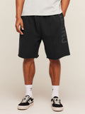 Gymshark Accent Graphic Sweat Shorts — Black — 4