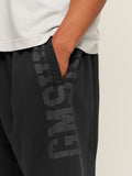 Gymshark Accent Graphic Sweat Shorts — Black — 6