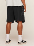 Gymshark Accent Graphic Sweat Shorts — Black — 3