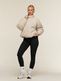Gymshark Oversized Puffer Jacket — Chalk Beige — 4
