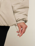Gymshark Oversized Puffer Jacket — Chalk Beige — 5