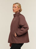 Gymshark Oversized Puffer Jacket — Espresso Brown — 3