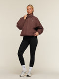 Gymshark Oversized Puffer Jacket — Espresso Brown — 4