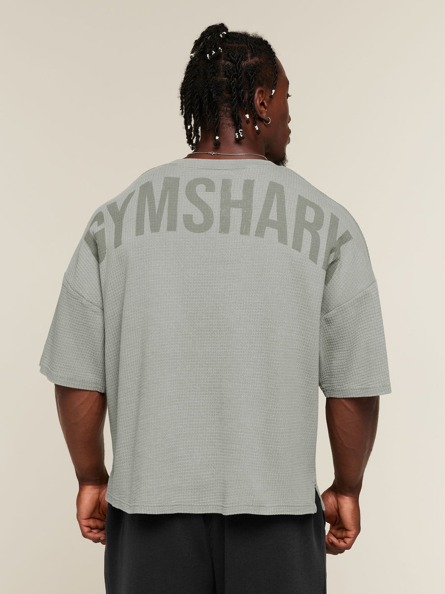 Gymshark x Sam Sulek T-Shirt — Smokey Grey/Wash — 7