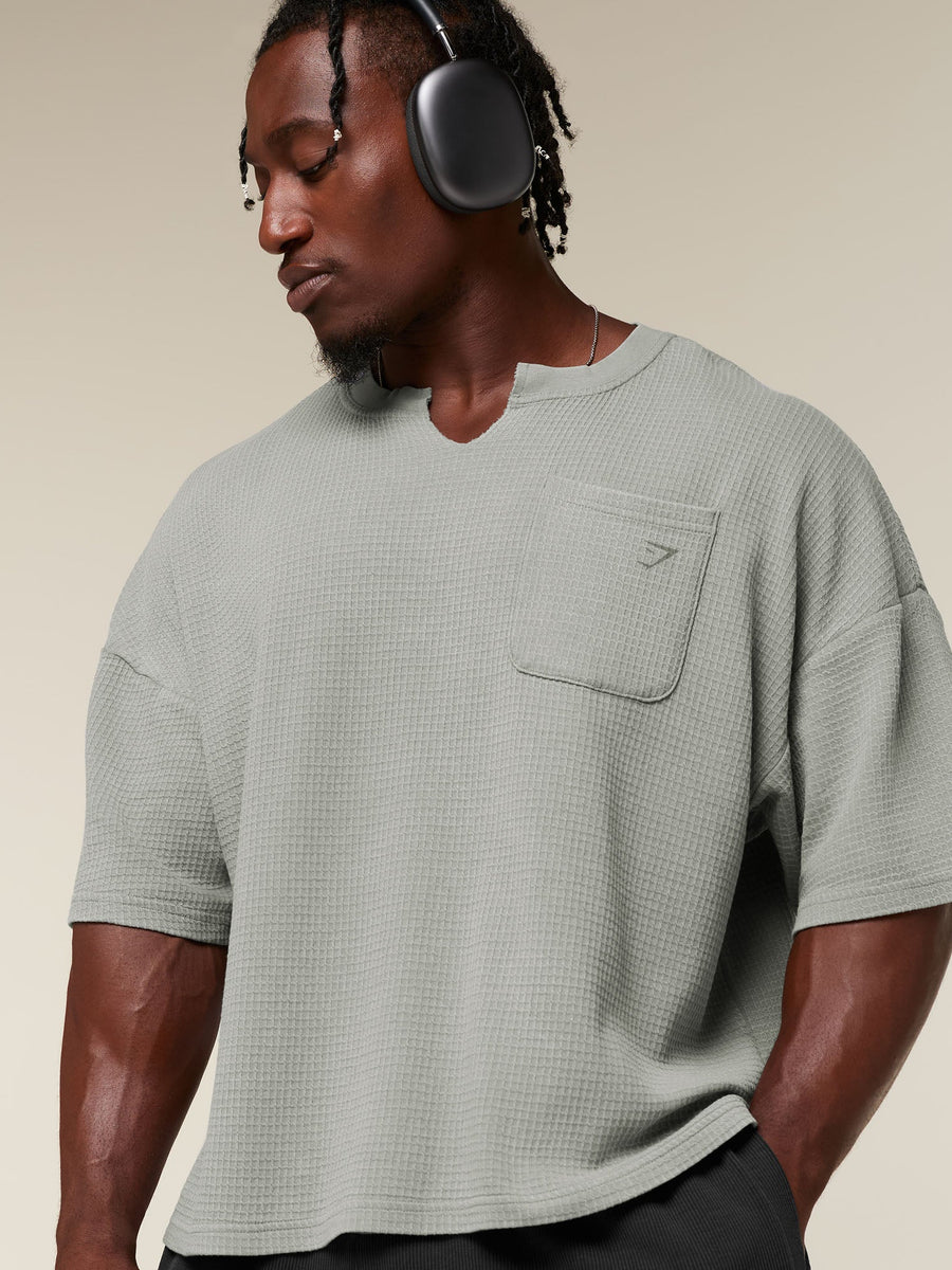 Gymshark x Sam Sulek T-Shirt — Smokey Grey/Wash — 8