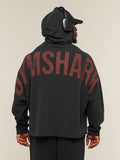 Gymshark x Sam Sulek Zip Through Hoodie — Black — 5