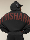 Gymshark x Sam Sulek Zip Through Hoodie — Black — 7
