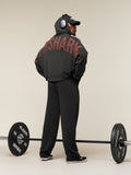 Gymshark x Sam Sulek Zip Through Hoodie — Black — 8