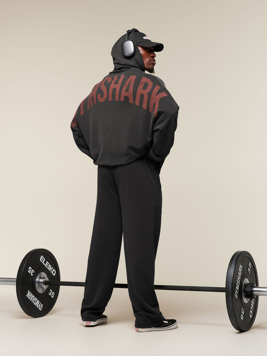 Gymshark x Sam Sulek Zip Through Hoodie — Black — 8