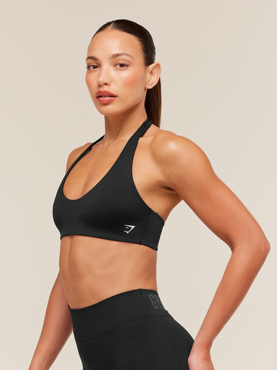 Gymshark Halter Bralette — Black — 3