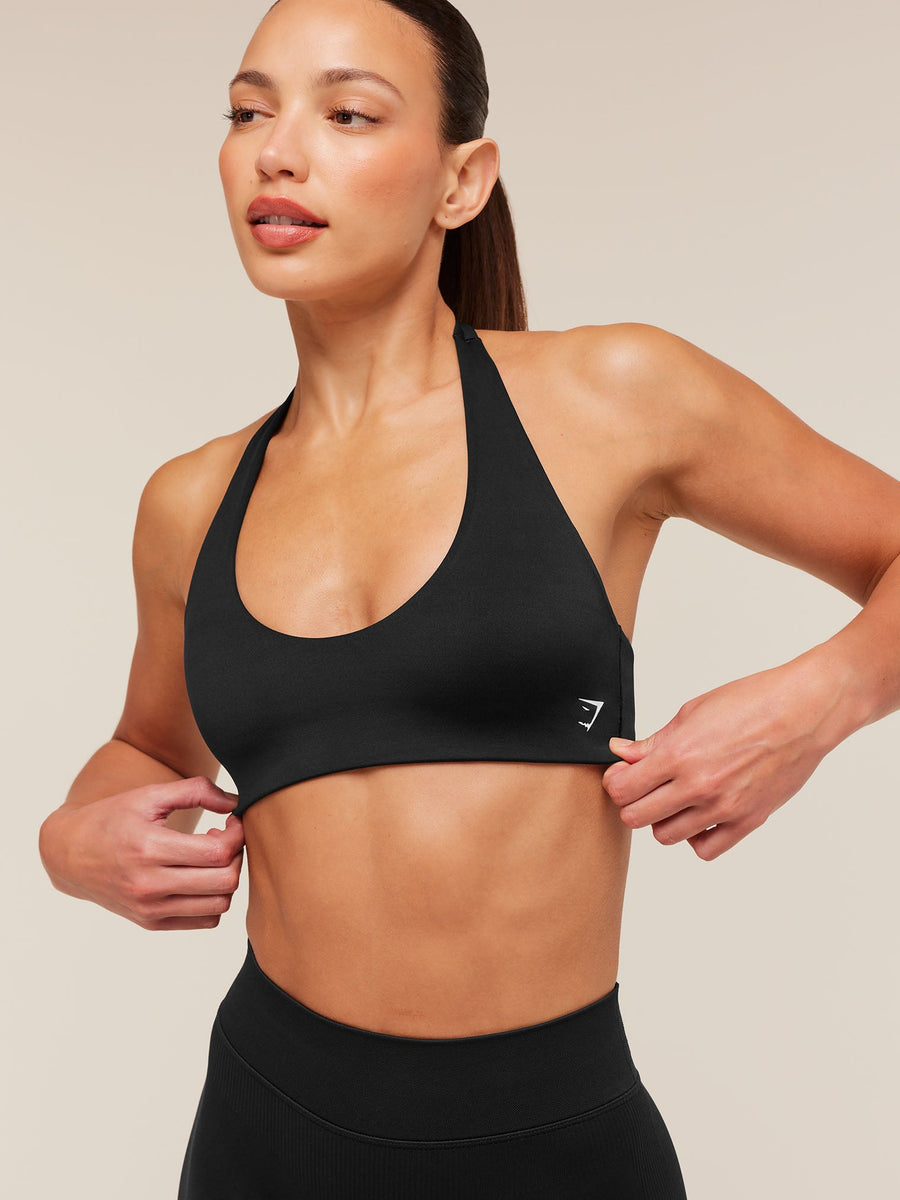 Gymshark Halter Bralette — Black — 5