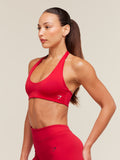 Gymshark Halter Bralette — Carmine Red — 3