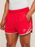 Gymshark Accent Conditioning Shorts — Athletic Red — 6