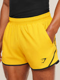 Gymshark Accent Conditioning Shorts — Athletic Yellow — 7