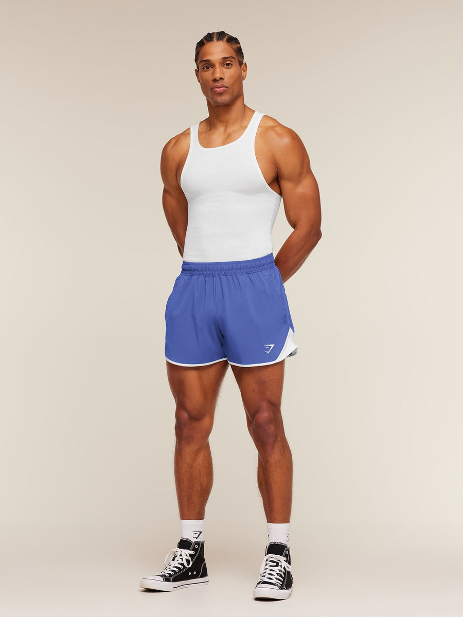 Gymshark Accent Conditioning Shorts — Force Blue — 4