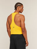 Gymshark Accent Tank — Athletic Yellow — 2