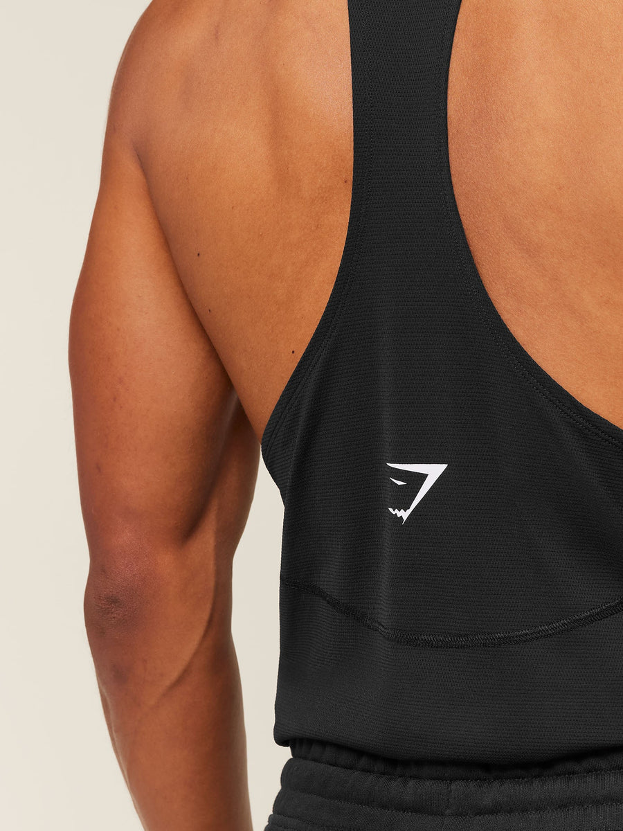 Gymshark Accent Tank — Black — 6