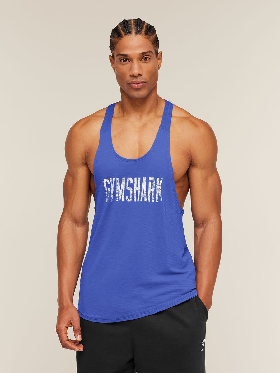 Gymshark Accent Tank — Force Blue — 1