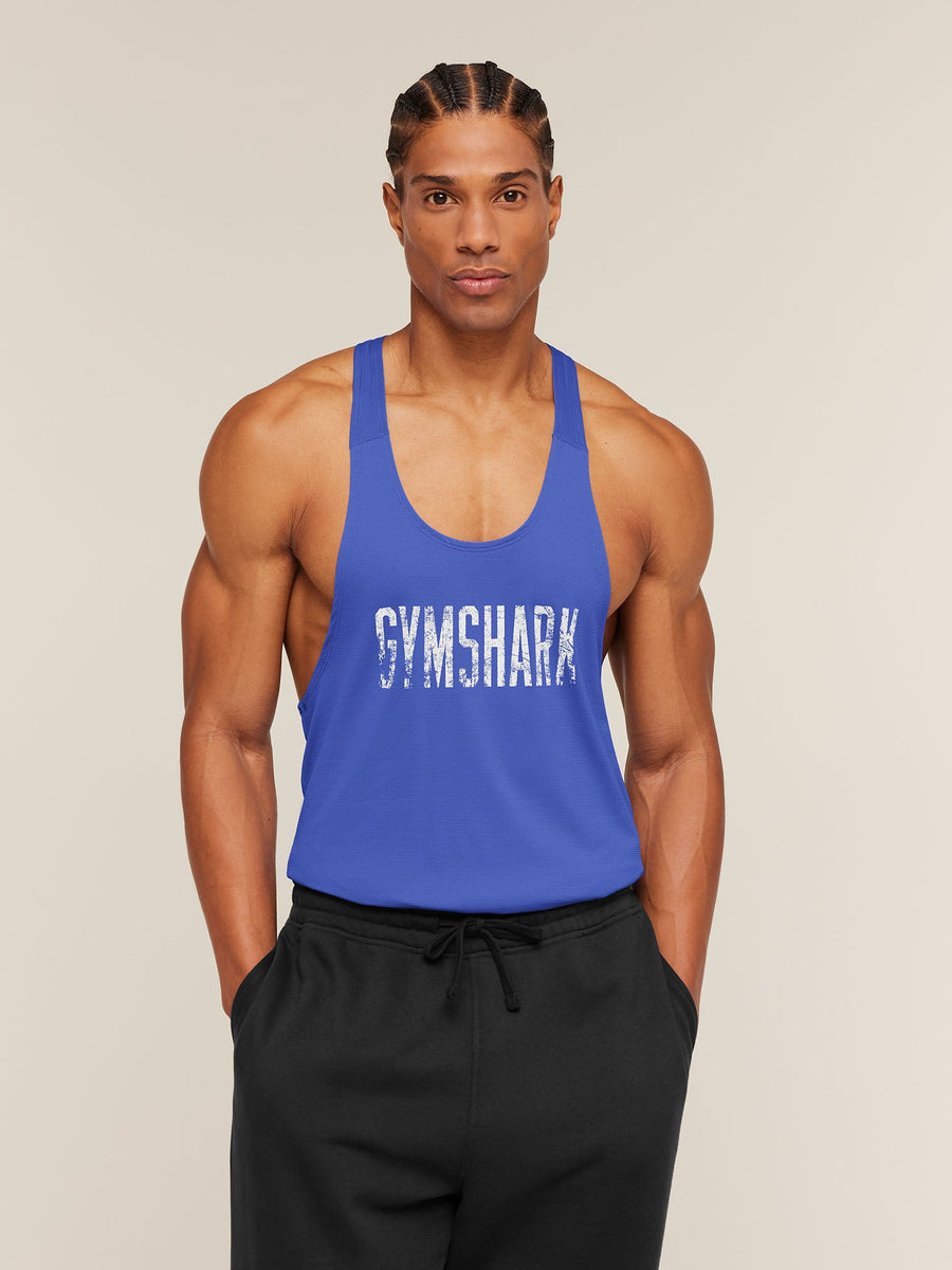 Gymshark Accent Tank — Force Blue — 7