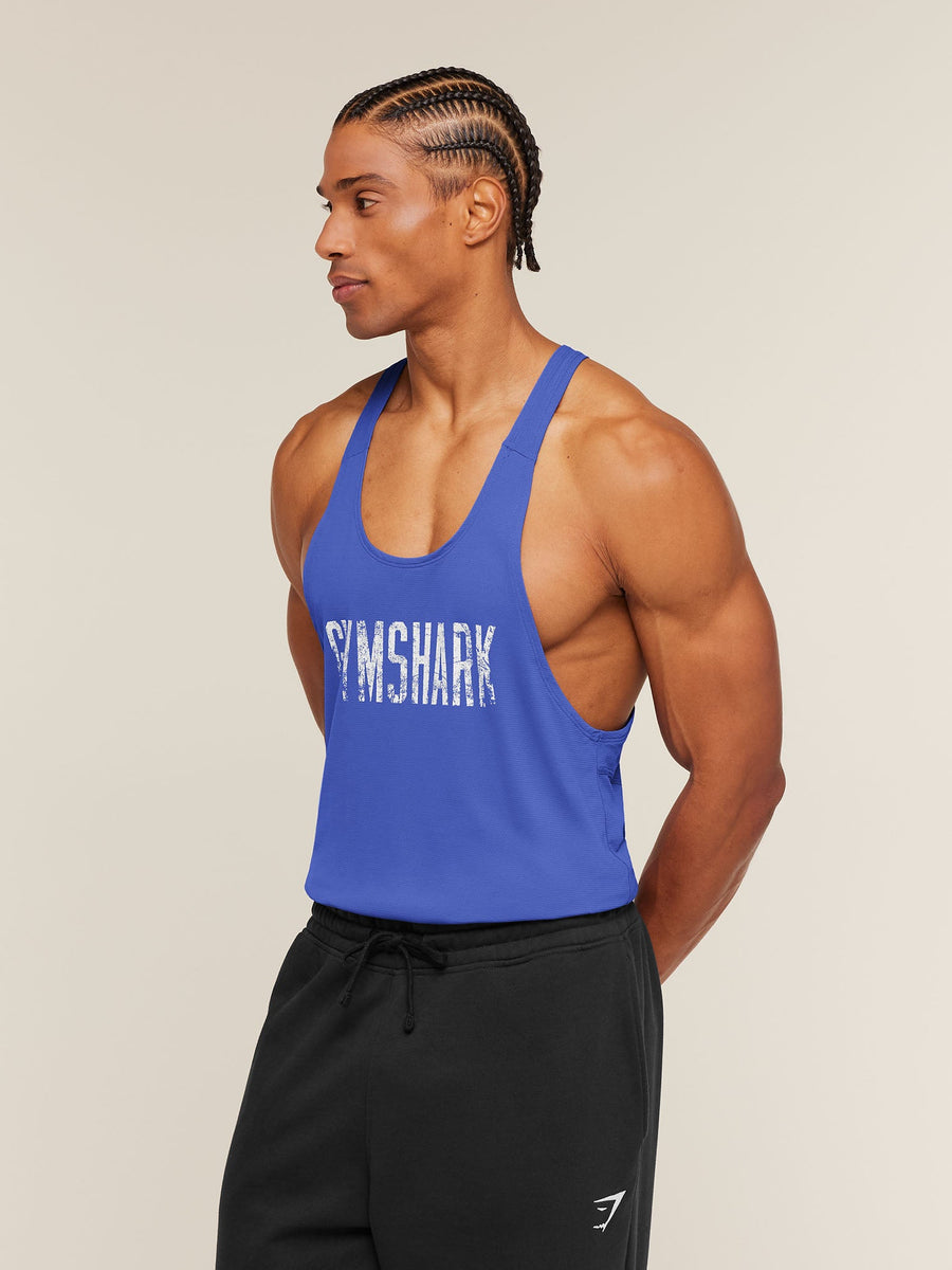 Gymshark Accent Tank — Force Blue — 3